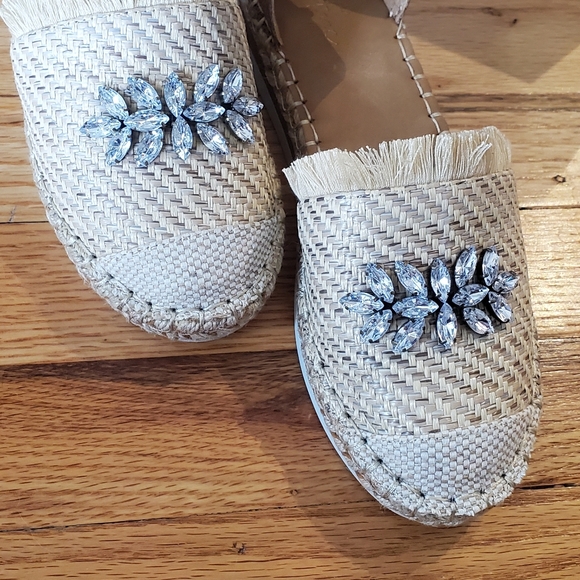 Ankle Strap Rhinestone Wedges - Picture 2 of 4